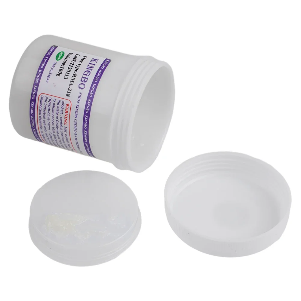 

Kingbo RMA-218 100g For BGA Reflow Reball Tacky Soldering Flux Mobile Phone Repair 100 Grams Of Kingbo RMA-218 Flux Can Leave