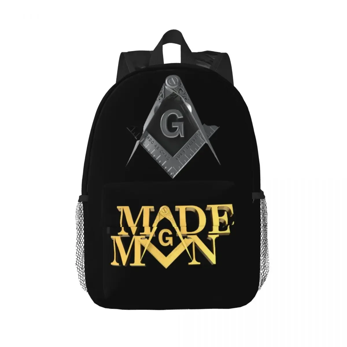 

Freemason Masonic Backpacks Teenager Bookbag Cartoon Children School Bags Travel Rucksack Shoulder Bag Large Capacity