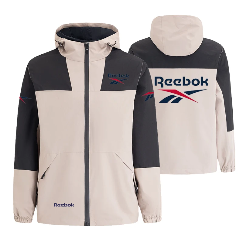 Chaqueta Reebok bicolor logo parche hombre/mujer - usage example