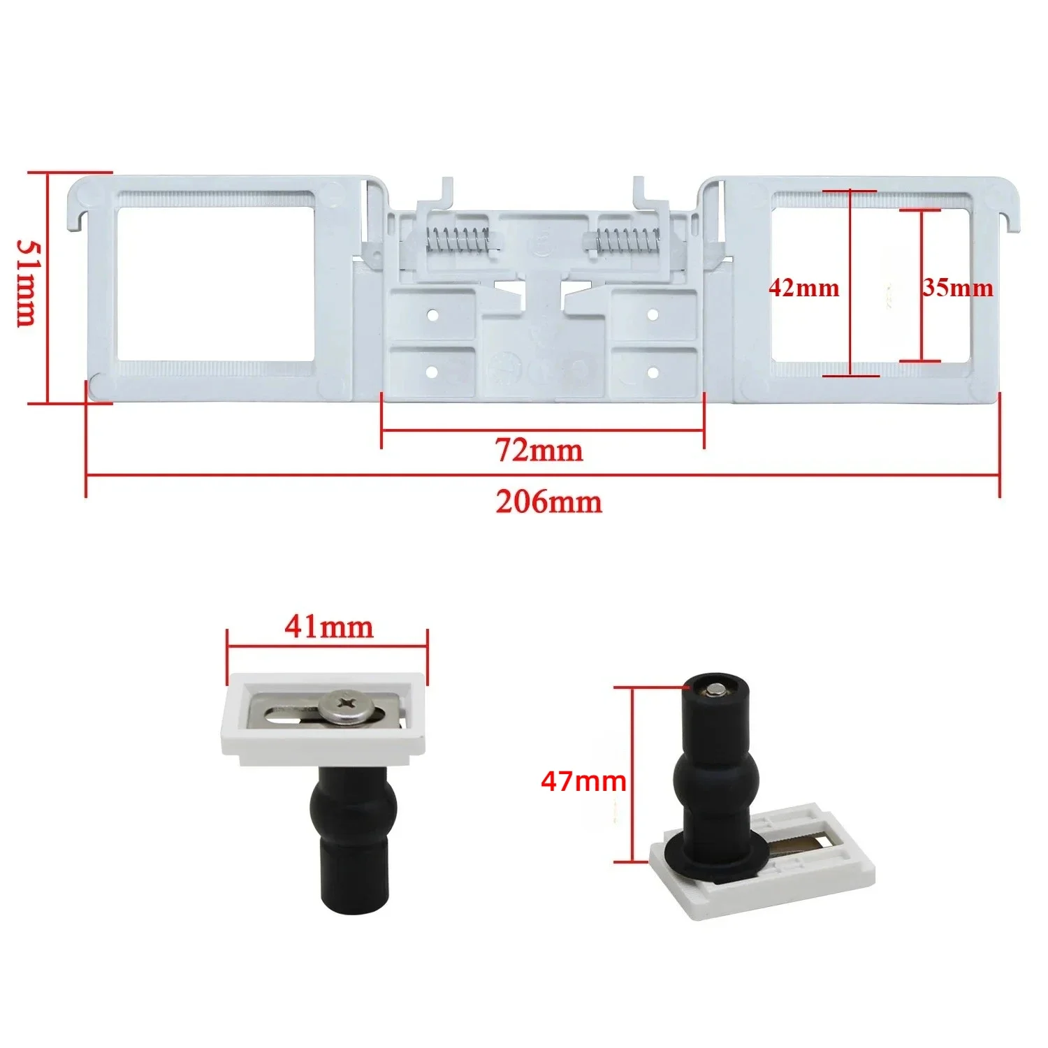 Toilet Seat Cover screws toilet seat lid fixing plate fastener expansion Screws lavatory Lid closestool cover fixed parts