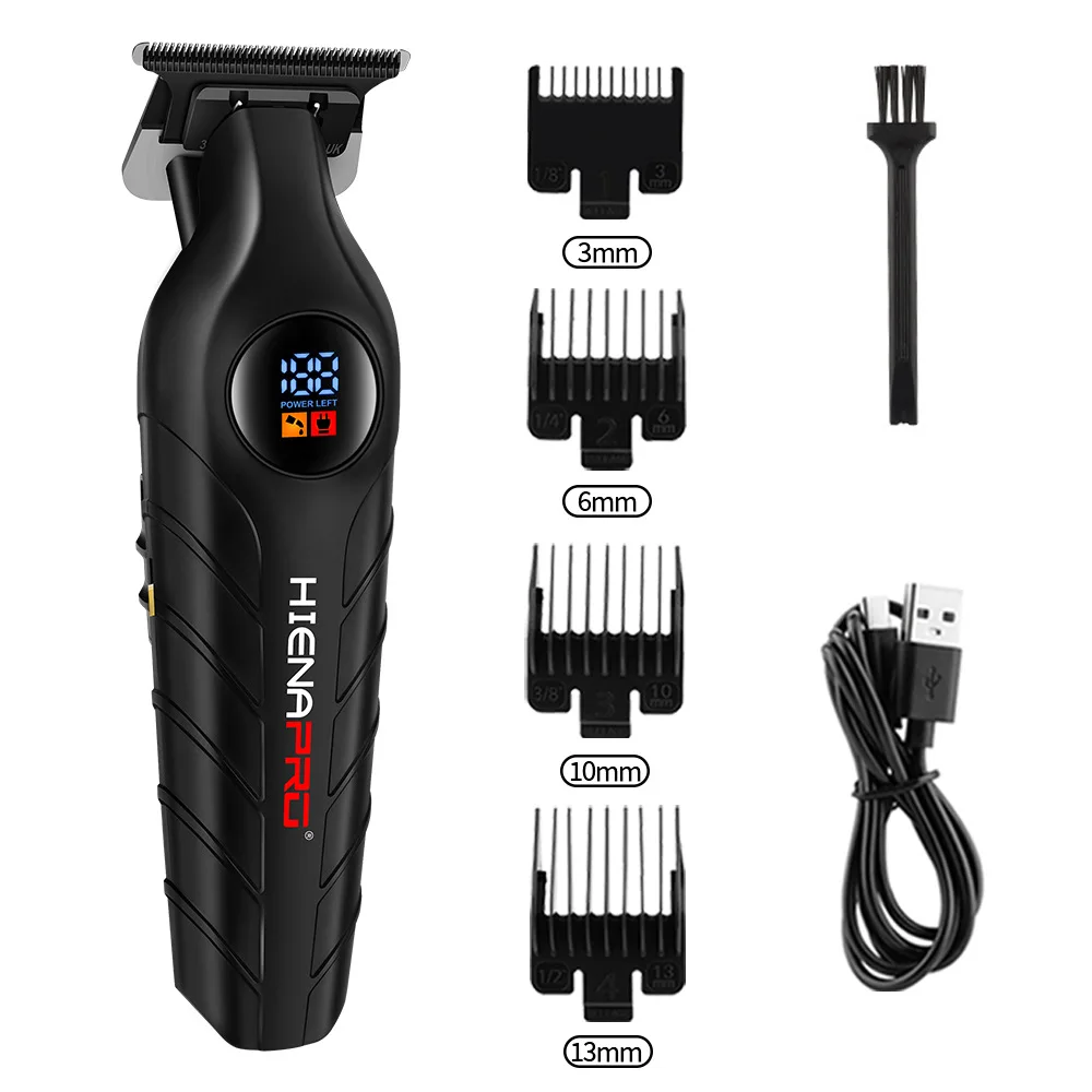

HIENA Pro Hair Clippers Intelligent LED Display Hair Cutting Machine Strong Power Professional Hair Beard Trimmer Shaving Razors