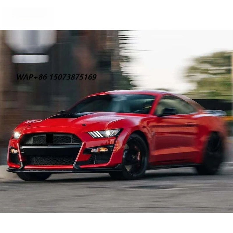 For Mustang Body Surround Kit Car Specific Plastic Spoiler Side Skirts Rear Bumper Front Bumper Engine Hood
