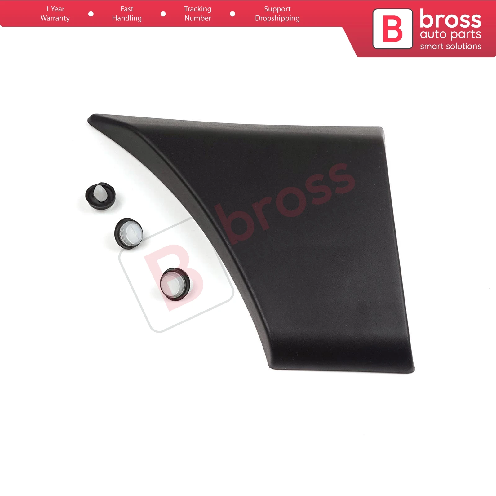 Bross BSP960 Side Door Moulding Rub Strip Rear Right 768 F30004R for Renault Master MK3 NV400 Movano Made in Turkey