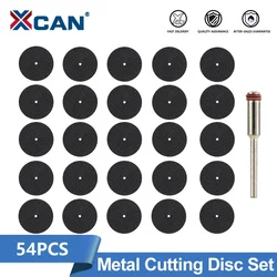 XCAN Abrasive Cutting Disc 32mm With Mandrels Grinding Wheels For Dremel Accesories Metal Cutting Rotary Tool Saw Blade