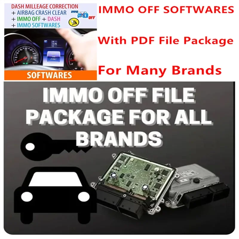 IMMO OFF+DASH + IMMO SOFTWARE 32GB + AIRBAG CRASH CLEAR + MMO OFF SOFTWARES FILE PACKAGE Immo Airbag DASH MILLEAGE CORRECTION