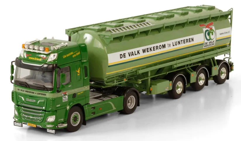 Alloy Model Toy WSI 1:50 Scale DAF CF MY2017 4X2 Tag Axle Truck Tractor Tank Transporter Truck Vehicle Diecast Toy Model 01-3723