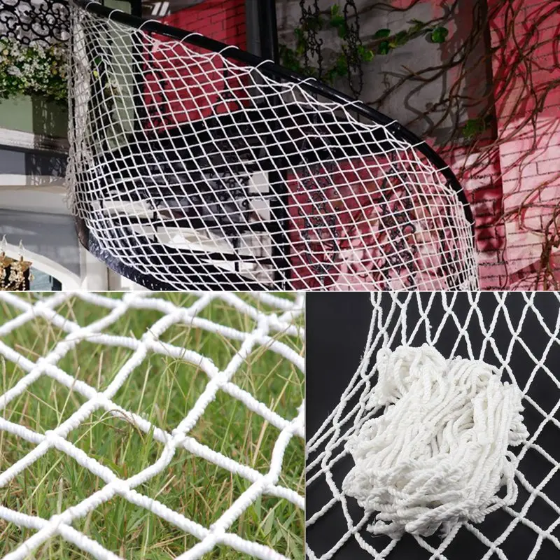 Customize Size Home Balcony Railing Stairs Children Pet Safety Fence Net Construction Site Against Falling Nylon Rope Mesh Net