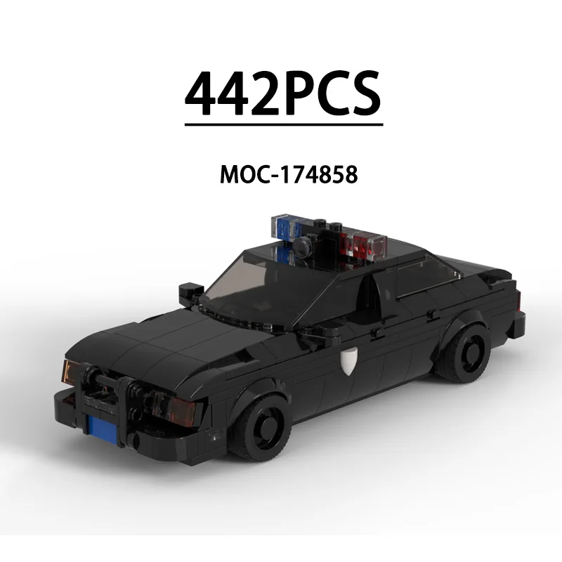 

MOC-174858 New 8w Racing Car Assembly Stitching Model 442PCS Building Block Parts Kids Building Block Toy Gift Christmas Gift