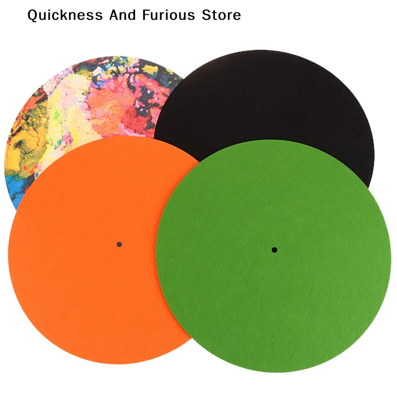 12in Anti-vibration Anti-static Silicone Pad Rubber LP Antislip Mat for Phonograph Turntable Vinyl Record Players Accessories