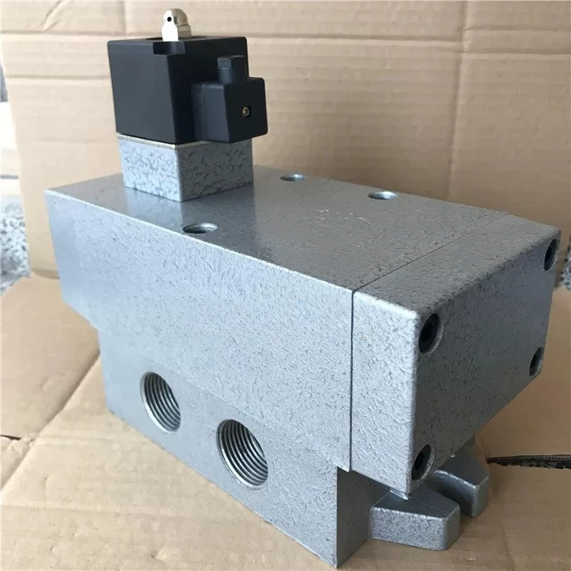 Two-position five-way K25D-20 reversing solenoid valve PT3/4 threaded six-point slide valve
