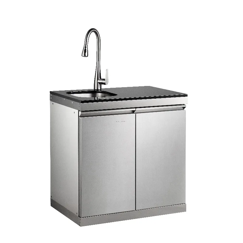 Modern Design Double Bowl One Hole 304 Stainless Steel Waterproof Kitchen Sink