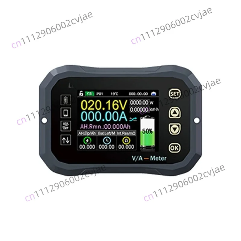 KG140F Bluetooth Battery Monitor DC 0-120V 100A/400A Coulomb Meter Voltage Current Capacity Tester