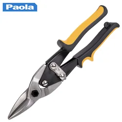 Heavy Duty Aviation Snips, Straight Cut Metal Cutting Shears, High Carbon Steel Scissors for Sheet Metal
