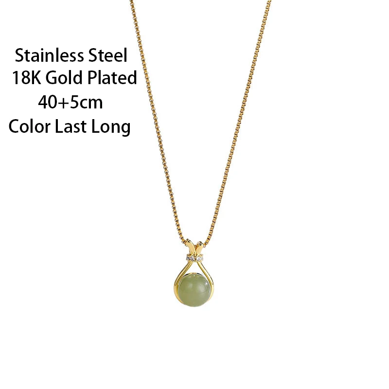 Nowość w stalowym naszyjniku ze stali nierdzewnej 316L Mint Green Purple dla kobiet w stylu vintage Girl Choker Neck Chain Biżuteria Hurtownia — zdjęcie 3