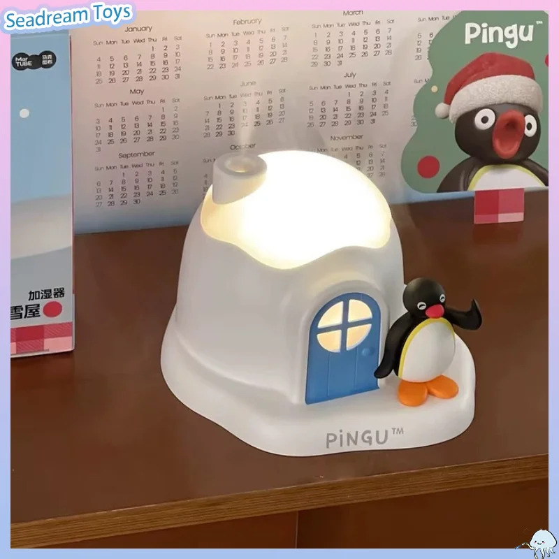 MARTUBE Pingu Snow House Humidifier Mini Household Desktop Humidifier Ultra Quiet Mist Humidifier For Bedroom Ornament Gift view 4