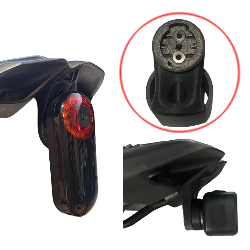 1PCS Bike Saddle Tail Light Mount Radar Fixing Holder Compatible with Magicshine/ENFITNIX/Garmin Base for Bicycle Outdoor Riding