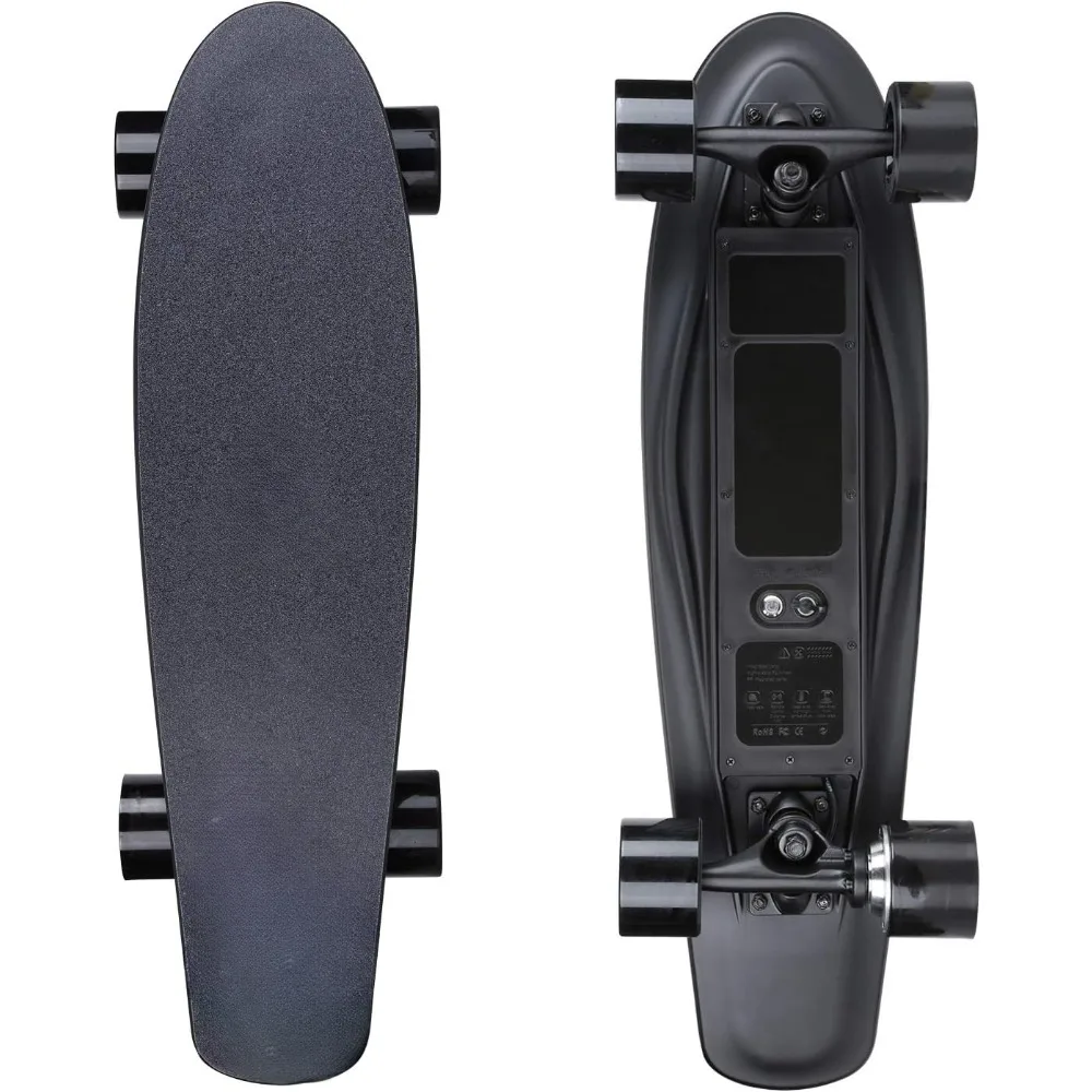 

Electric Long Board with Remote Control, 350W Wheel Hub Motor, Top Speed of 12.4 Miles Per Hour, Range of 5.2 Miles Per Hour