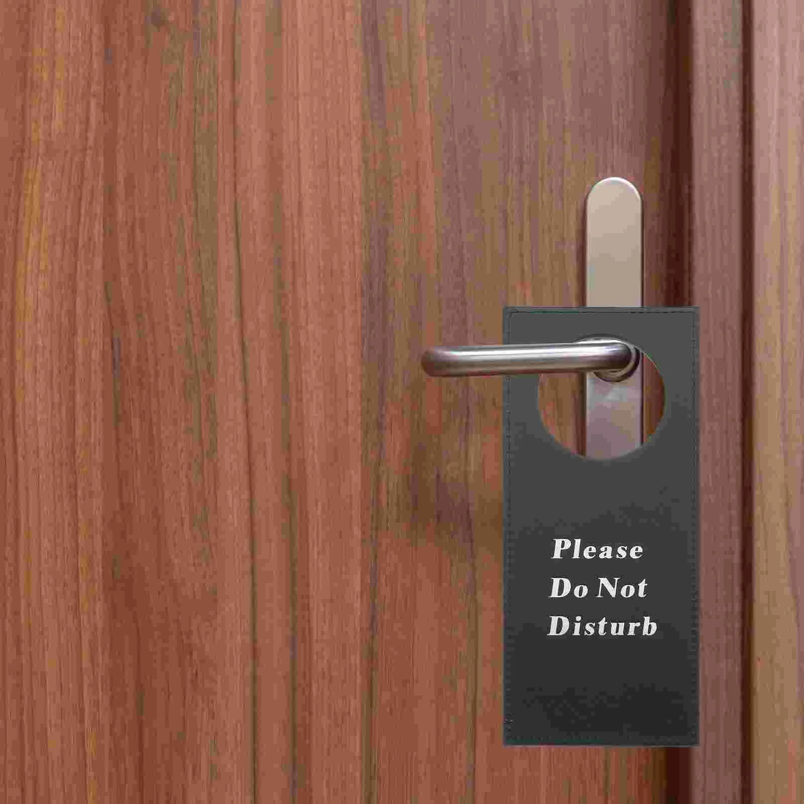 Tips Double Sides Door Sign Hotel Hanging Knob Hanger Not Disturb Signs