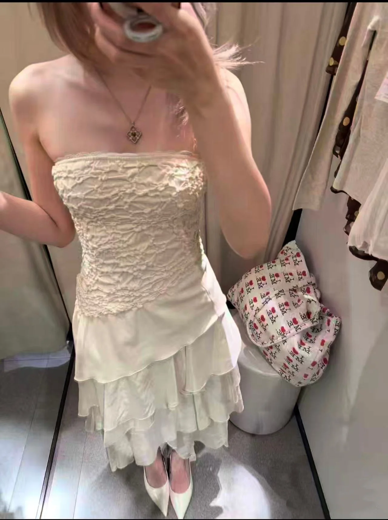 

Весна-Лето 2026: Топ-бюстье на одно плечо в стиле Pure Desire, приталенный, асимметричный, с молнией, женский, в нежном стиле, размер L