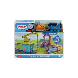 Thomas and Friends Motorized Toy Train Set Fix 'em Up Carly The Crane Sandy The Rail Speeder Figure Model Collectible Boy Gifts