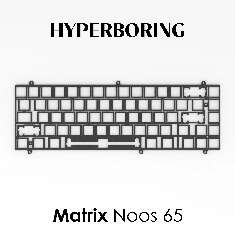 Matrix Noos 65 Keyboard Positioning Board Customization PC/PP/PEI/Aluminum E-sports Game Mechanical Keyboard Accessories Gifts