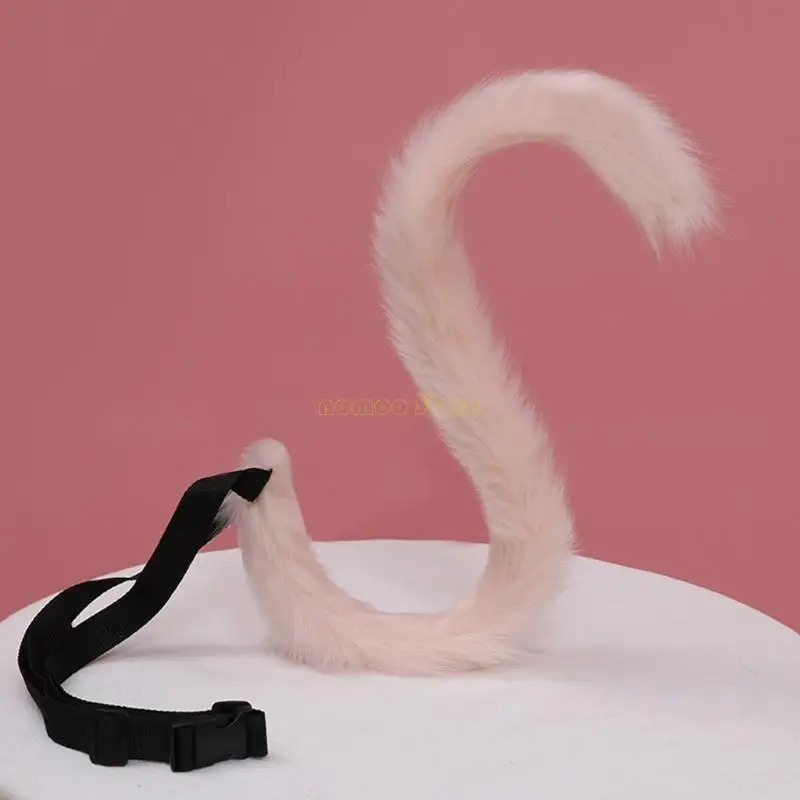 31bf 2pcs/set Sexy Lolit Plush Animal For Cat Ear Tail Set para Fancy Carnival Fiest