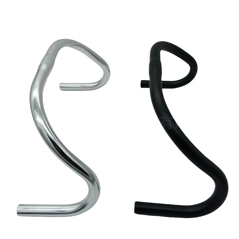 

Aluminum Bullhorn Handlebar 380/400/420mm - 25.4mm Clamp, 22.2mm Drop - Ideal for Fixie & Road Bikes