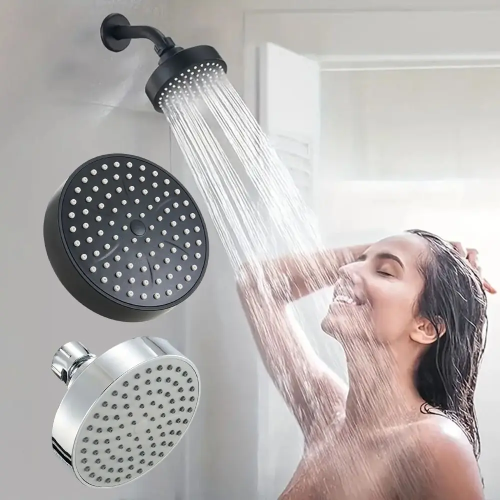 4 Inch Wall Mounted Shower Faucet Rotatable Compact And Lightweight Shower Top Spray Sprayer Rainfall