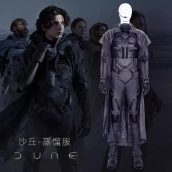 Arrakis Aka Dune Cosplay Costume Fremen Stillsuit Paul Atreides Costume Armor Suit with Vest Jumpsuit Cape Mask Halloween Outfit