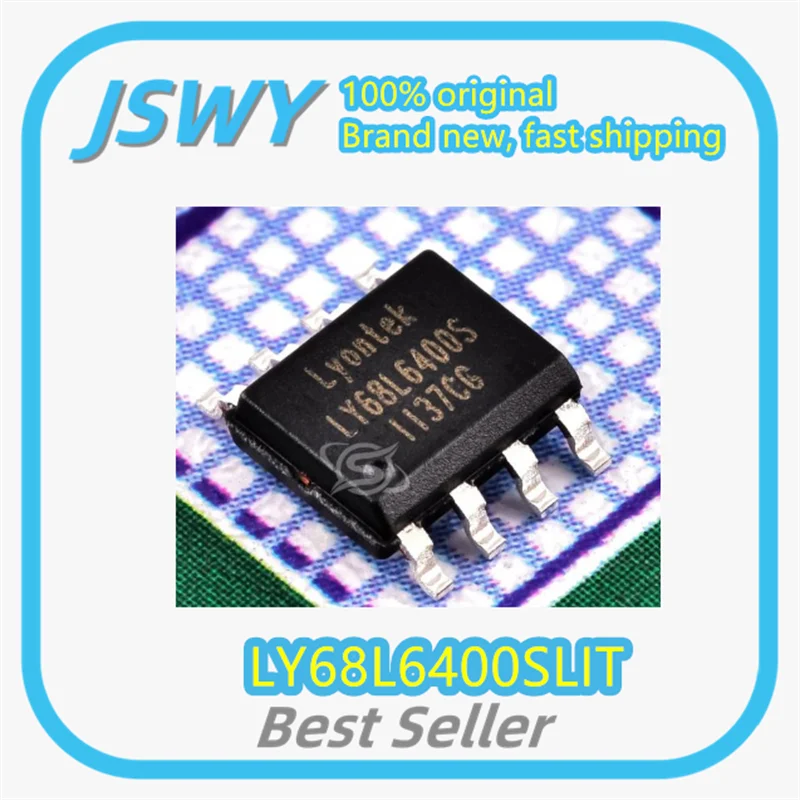 (5/50 Pcs) LY68L6400SLIT SOP-8 Memory Chip IC - Brand New Large Inventory in Stock for Electronics And Computer Hardware