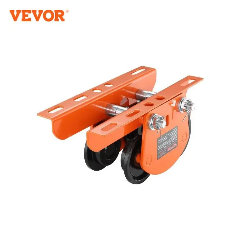 

VEVOR Electric Hoist Manual Trolley 0.5/1 Ton Capacity for PA200 PA250 PA300 PA400 PA500 Push Beam Trolley with Dual Wheels