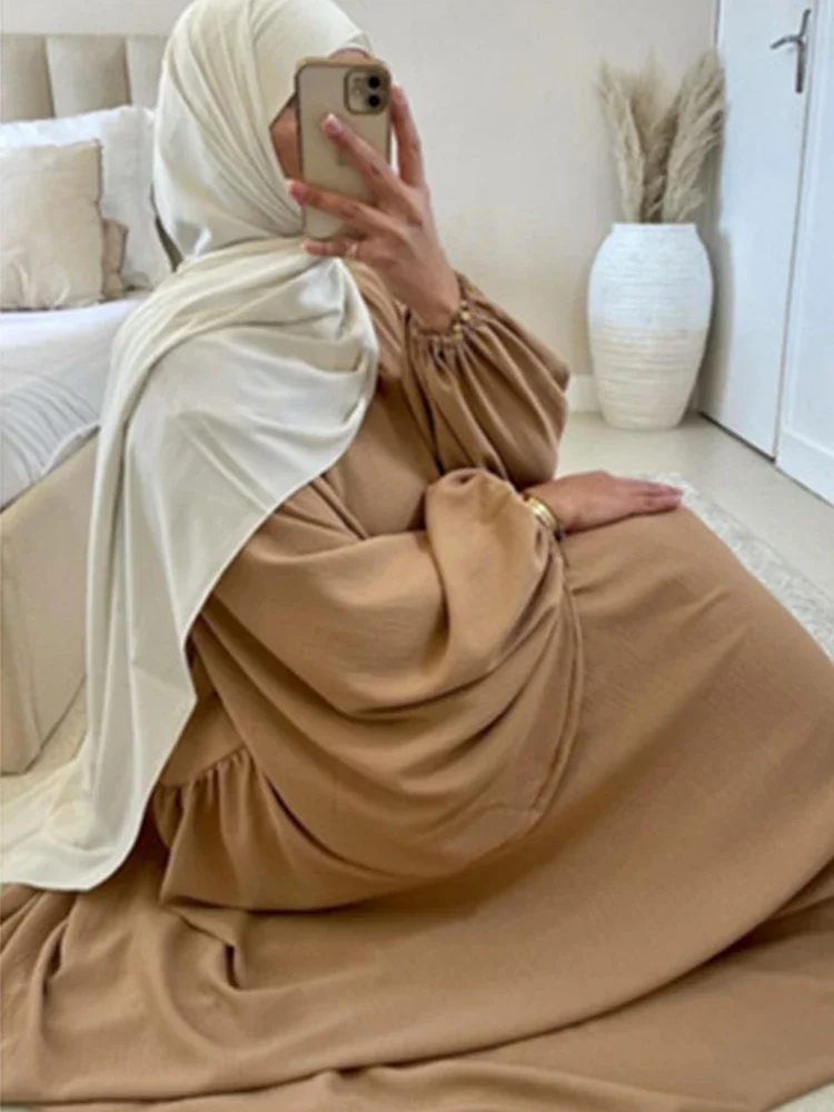 New Morocco Muslim Women Dress Modest Eid Ramadan Abaya Islamic Turkey Dubai party Long Dress Musulman Prayer Dresses robe 2022