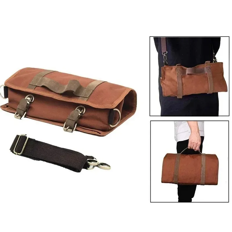 

Professional Bartender Travel Bag Portable Bar Canvas Tool Bag Cocktail Shaker Wine Set Storage Bag Without Tools