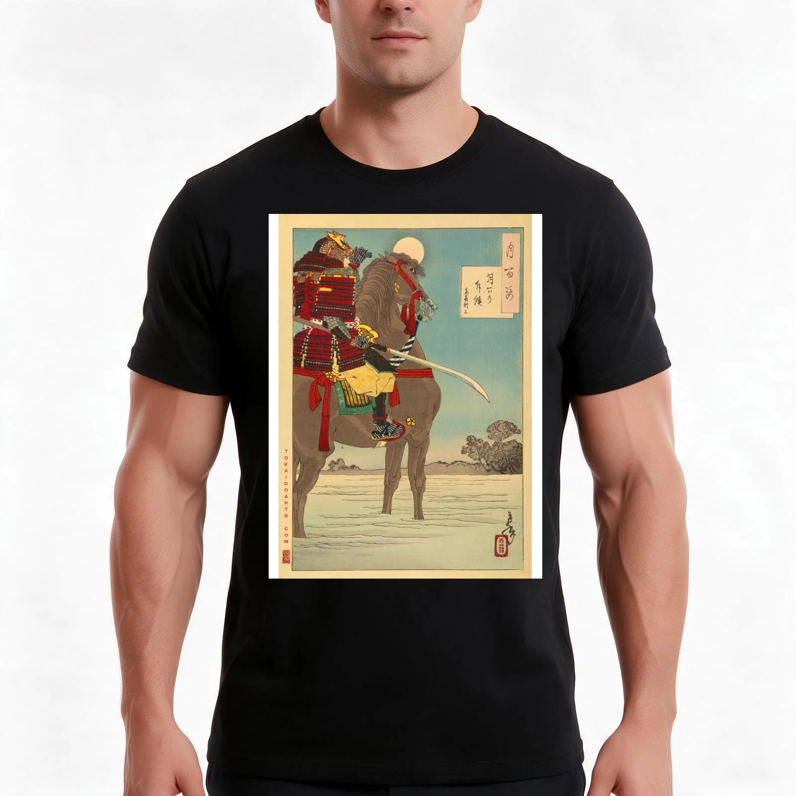 Moonlight Patrol. T-Shirt, Summer Casual Cotton Tee, Oversized Streetwear Tops, Vintage Graphic Print, Loose Fit Short Sleeve