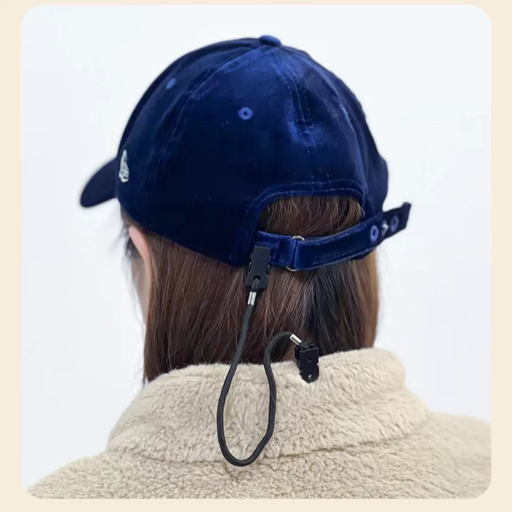 Windy Clip Hat Retainer Hat Cord Strap Fishing Accessories Hat Strap Clips Anti Loss Glasses Chain Windproof Clips