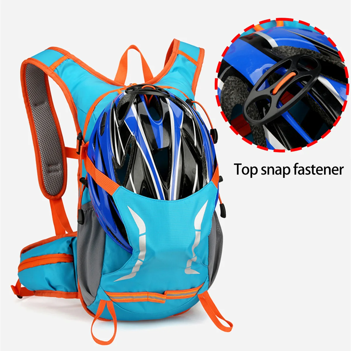 حقيبة ظهر ذات سعة كبيرة للجنسين خفيفة الوزن للمشي لمسافات طويلة في الهواء الطلق، حقيبة ظهر متينة للجنسين لركوب الدراجات، حقيبة ظهر رياضية كاجوال للجري