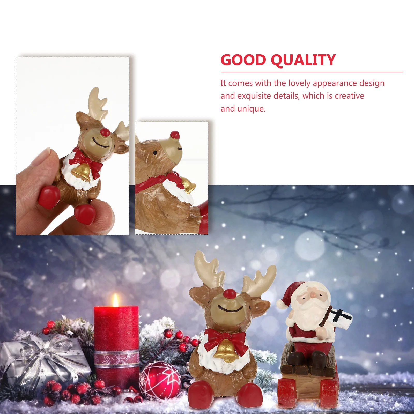 

5 Pcs Christmas naments Resin Mini Trees for Reptile Tank Fish Aquarium Decor Craft Xmas Gifts Home Office Decorations