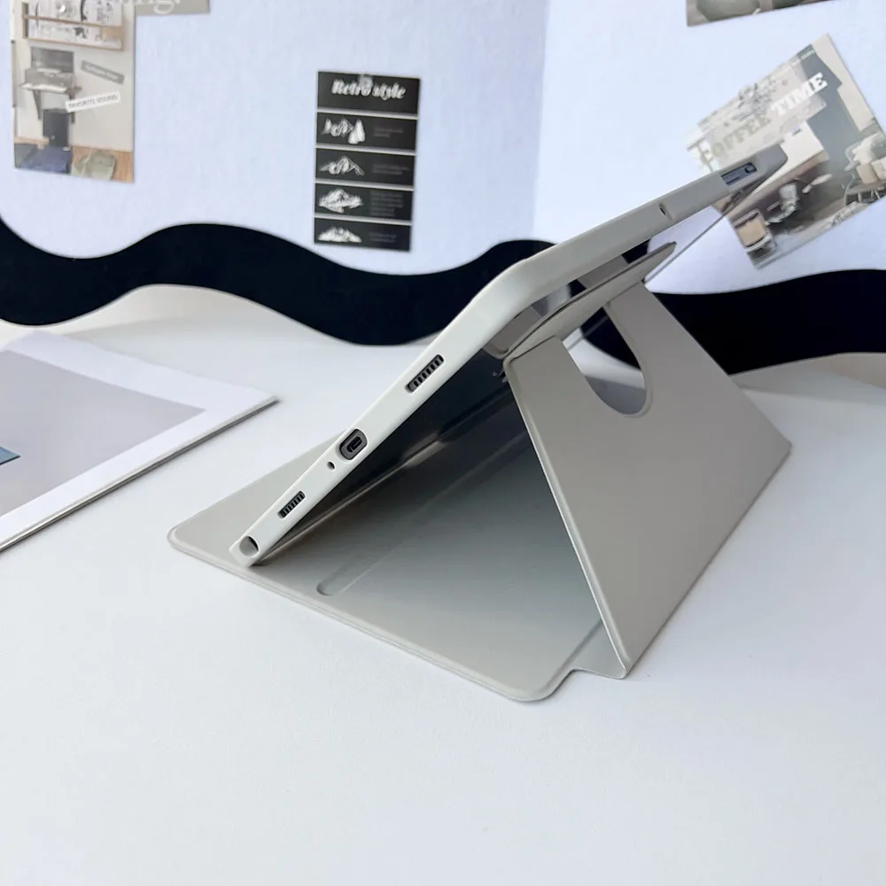 For Samsung Galaxy Tab S10 Case Magnet Tablet Stand Cover Funda For Tab S9 S10 FE S10 Lite 360-Degree Rotation 11