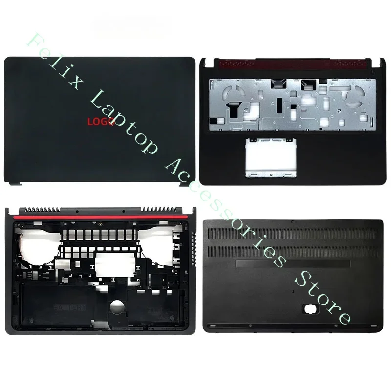 

New For Laptop For DEll Inspiron 15 7557 7559 P57F 5577 5576 LCD Top Back Cover/Palmrest/Bottom Base Case/Door Cover/Hinges