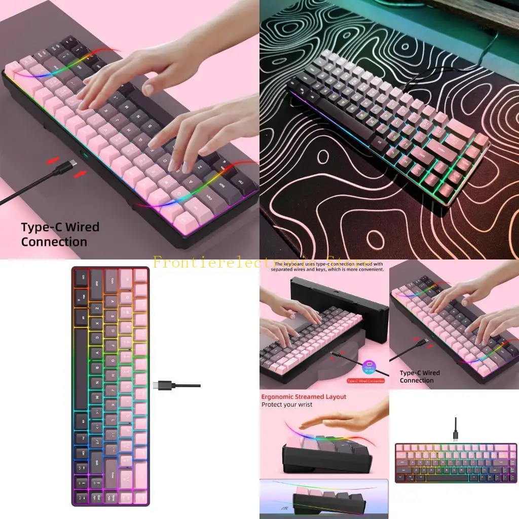 

Клавиатуры G8DB с динамическими RGBS Обратные отзывы 68 Ключевой пространство.