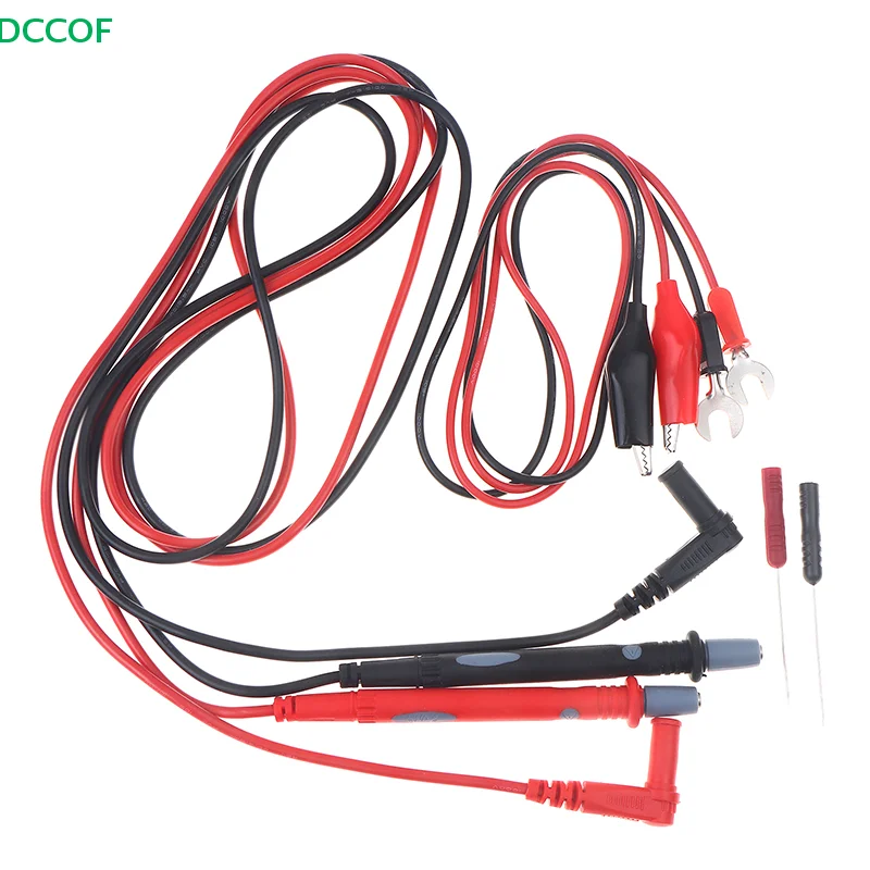 Multi Functional Detachable Special Tip 1000V 20A Gold-plated Multimeter Probe, Interchangeable Pin Multimeter Probe Wire