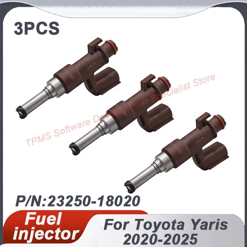 

3PCS 23250-18020 Fuel injector For Toyota Yaris 2020-2025