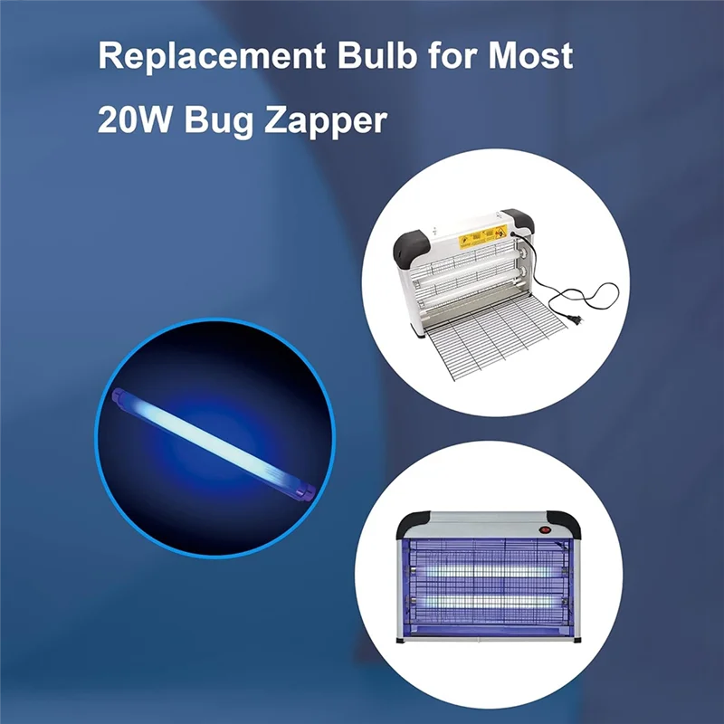 B58B-10 وات 13 بوصة FSL BL T8 F10W 6 عبوات بديلة لصاعق الحشرات 20 وات، لمبة إضاءة لـ Spectek، Liba