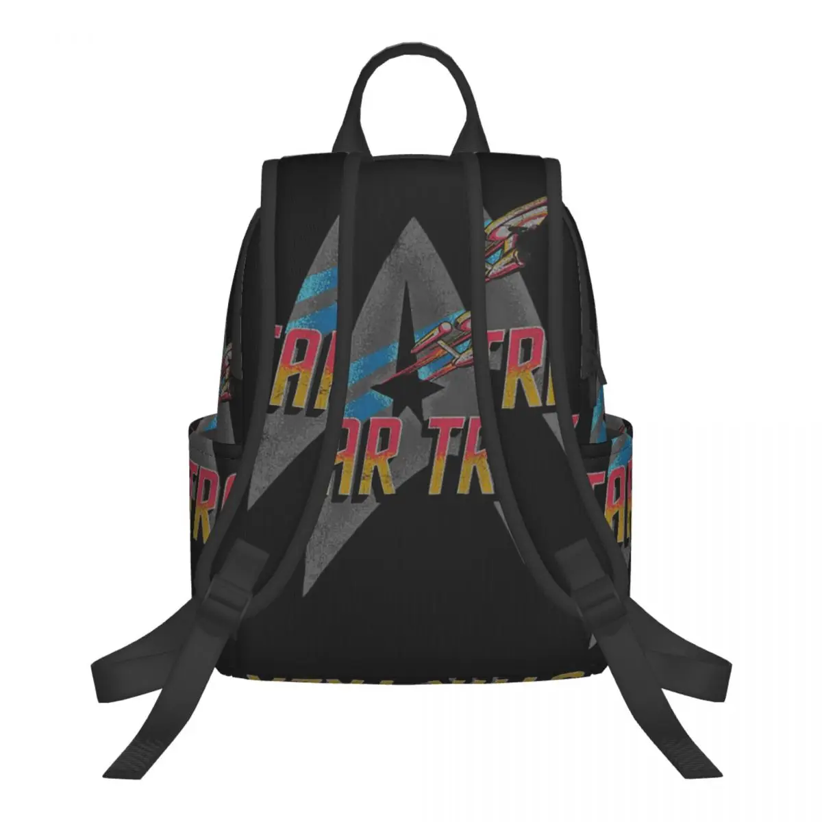 Star Treks Science Fiction TV Series Student Backpack School Bag Hiking Travel Daypack for Fashion Bookbag Shoulder Bags