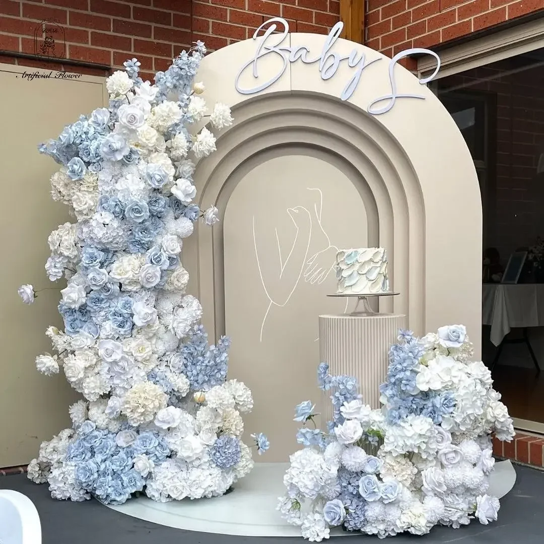 

DKB- wedding arch backdrop Event party stage decoration back drops supplies flower wall background flower backdrop stand