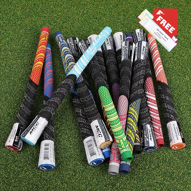 

Бесплатный набор из 13 рукояток для гольф-паттеров: стандартные износостойкие резиновые рукоятки Mc TEAMS с хлопковой нитью для клюшек для гольфа (айронов и вудов)