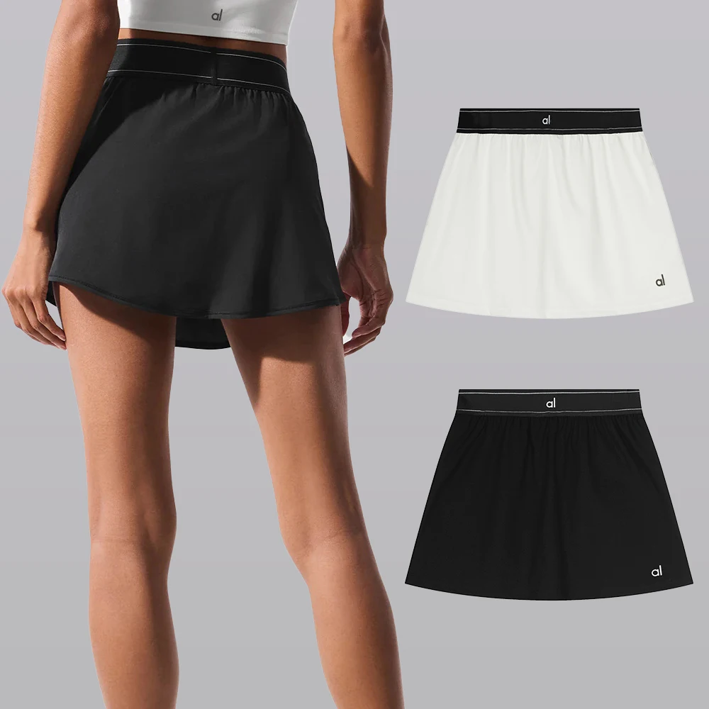 

Ladies Elasticated Wrap Mini Skirt for Summer Women's High Waist Biker Shorts Quick-Dry&Stretchy for Fitness Gym Casual Wear