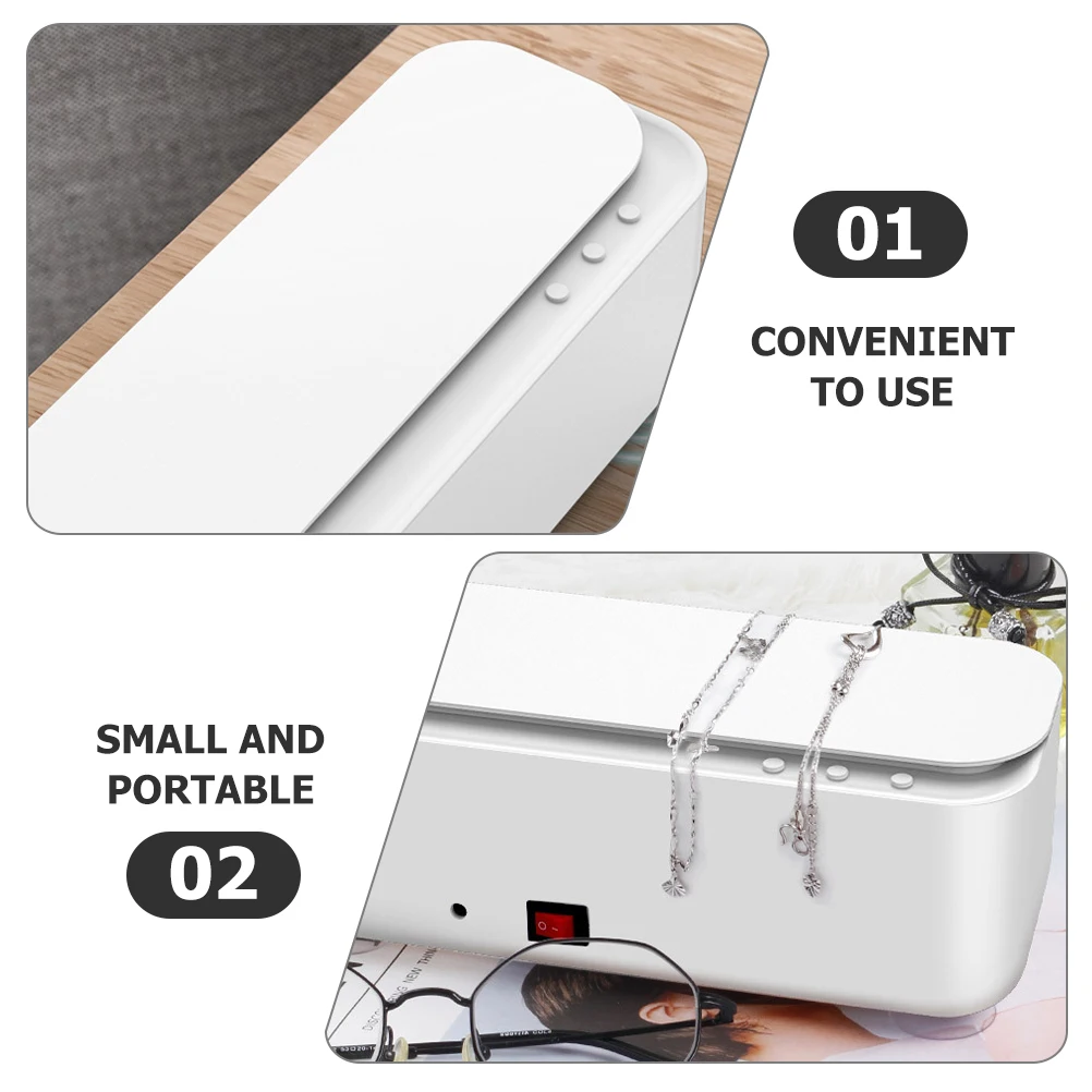 

Jewelry Cleaning Equipment Device Eyeglass Cleaners Lens USB Tools Abs Machine Spectacle