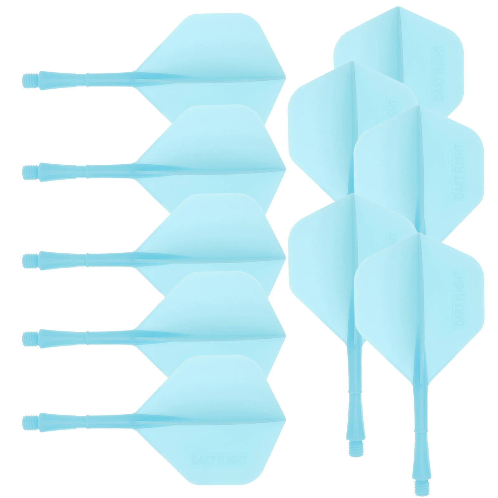 

10pcs Dart Flights Tail Leaf Pole Resilient Durable Lightweight Blue For Soft Tip Decorative Accessories Replacement