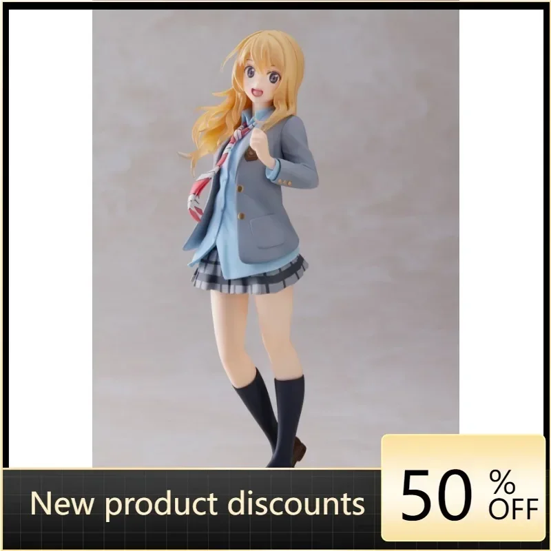 

Your Lie in April Taito Miyazono Kaori 100% Original genuine PVC Action Anime Figure Model Toys Figure Collection Doll Gift